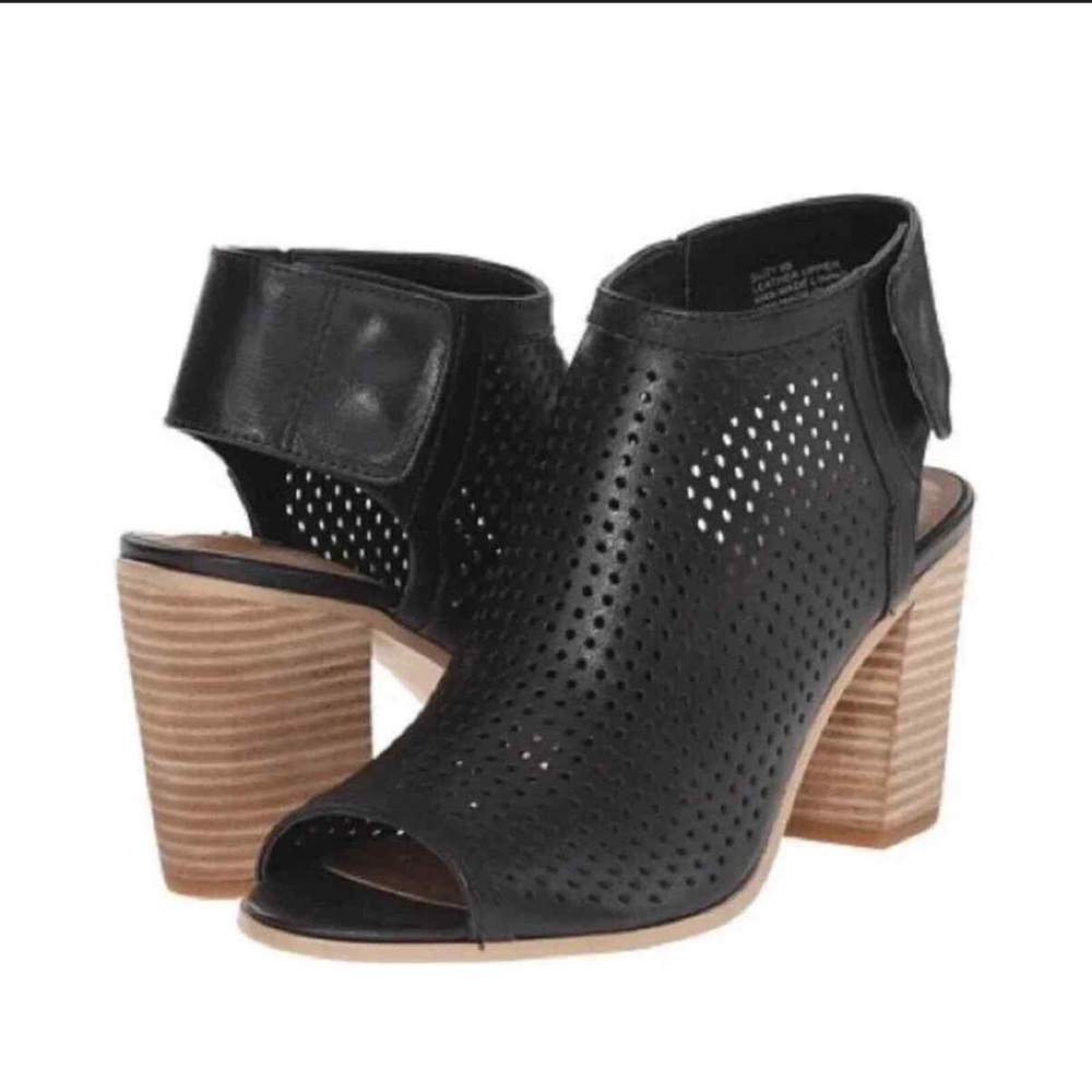 Steven by Steve Madden “Suzy” Perforated Peep Toe Bootie